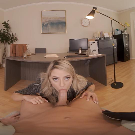 Harmony Rivers gets fucked on her job interview!! VR Porn Video