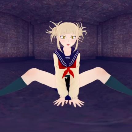 Toga Himiko and her two studs VR Porn Video