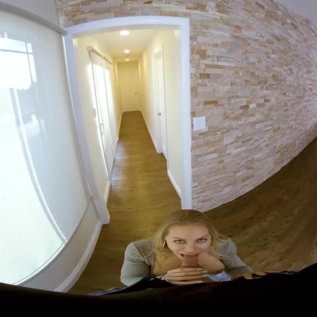 Blonde Wife Sucking Good VR Porn Video